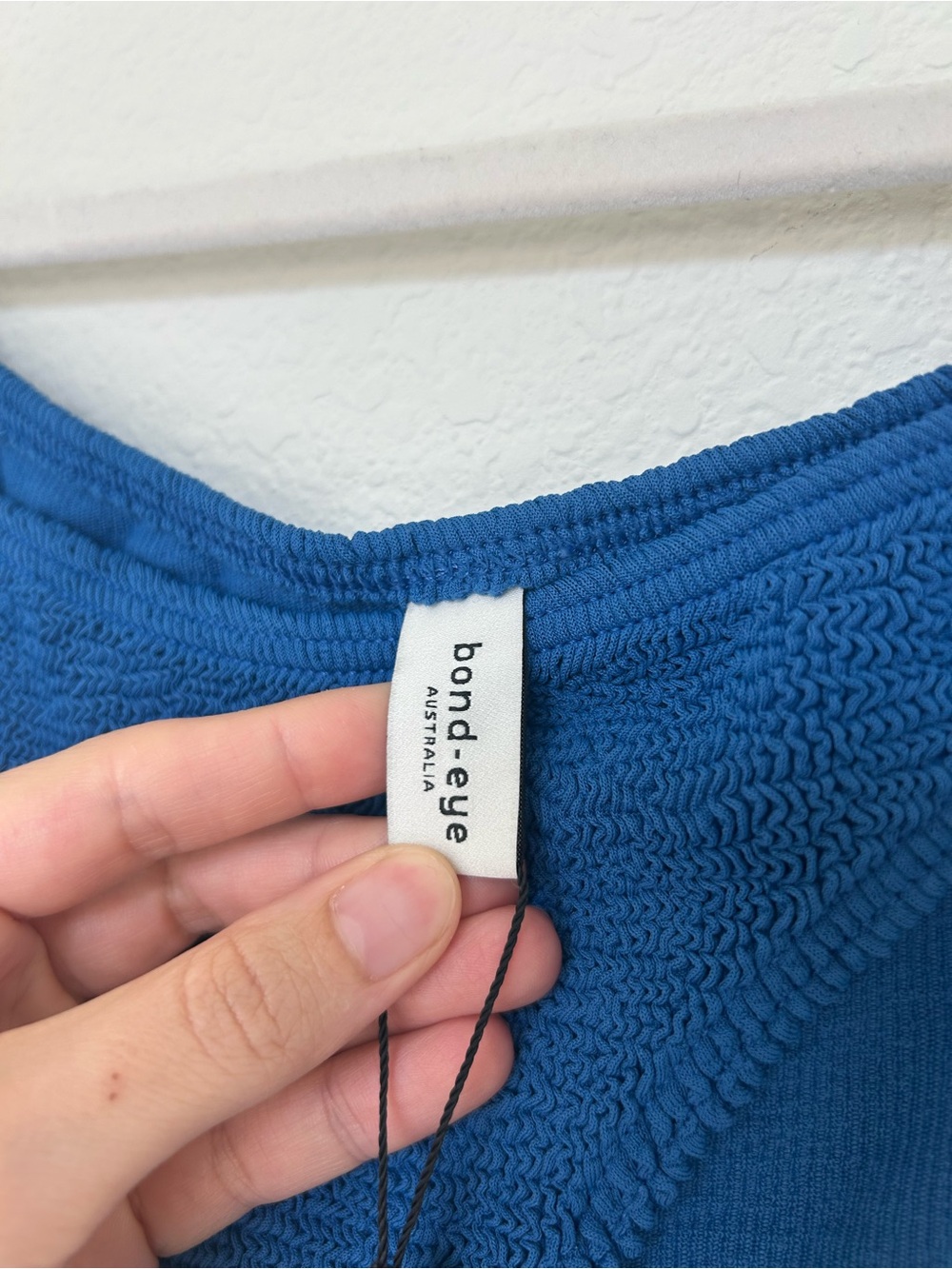 NWT Bond-Eye Blake Bandeau & Sign Brief Bikini Set in Cobalt - Picture 6 of 10